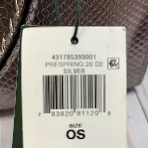 Ralph Lauren metallic handbag. Adjustable shoulder strap. Snakeskin print. NWT! - Picture 9 of 10